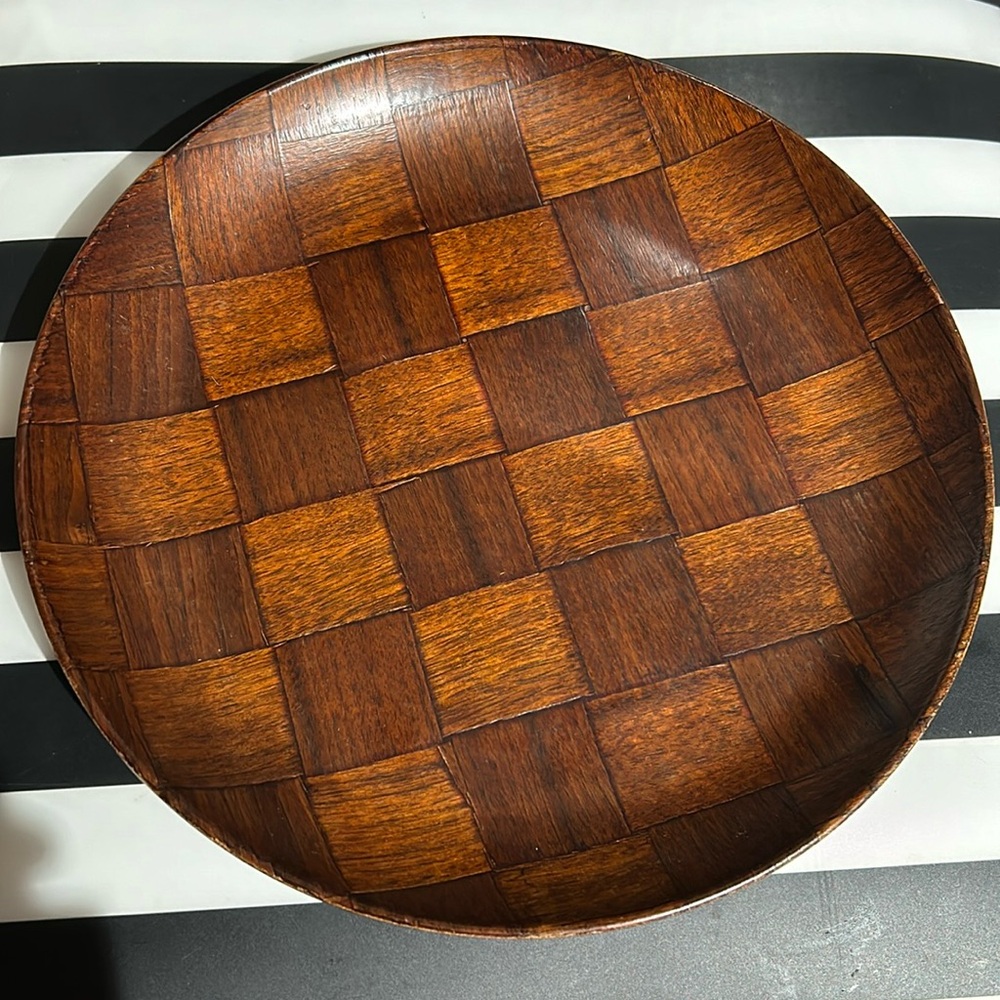 Vintage Weavewood Plate